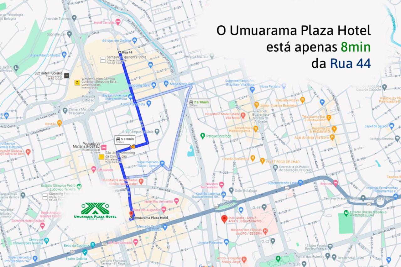 Umuarama Plaza Hotel By Castelo Itaipava Goiânia Kültér fotó